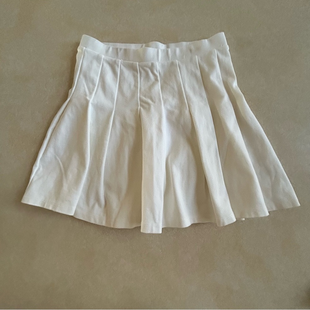 Altard State White Pleated Skirt S